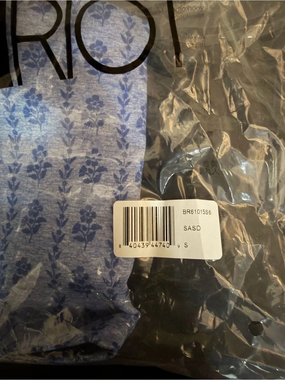 Beach Riot Blue Floral Print Cover-Up